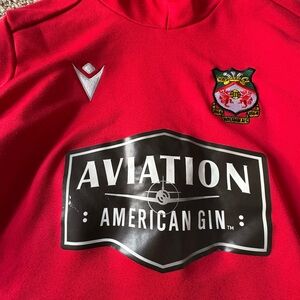 Wrexham AFC Hooded sweatshirt Macron Sz L